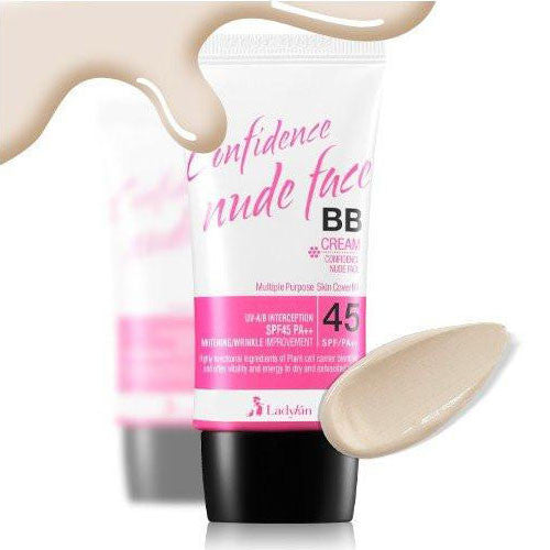 LadyKin Confidence Nude Face BB Cream SPF 45 PA++