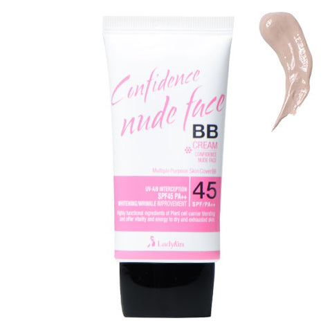 LadyKin Confidence Nude Face BB Cream SPF 45 PA++